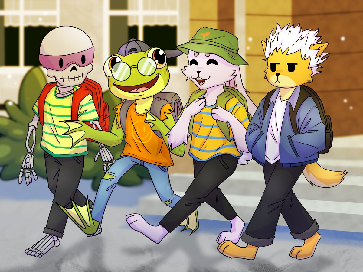 Its A weekday and of Course ARBIX and his Friends from @ascskellydao <a href="/ascbunnydao/">ASC Bunny Gang</a> @asc_dogs are Heading to School Eager to Learn about new Things and have Fun in the <a href="/asclubnft/">After School Club</a> 

Comment ASC gang Everyone For a Fun Surprise Soon 
Like Retweet For Bonus Points.