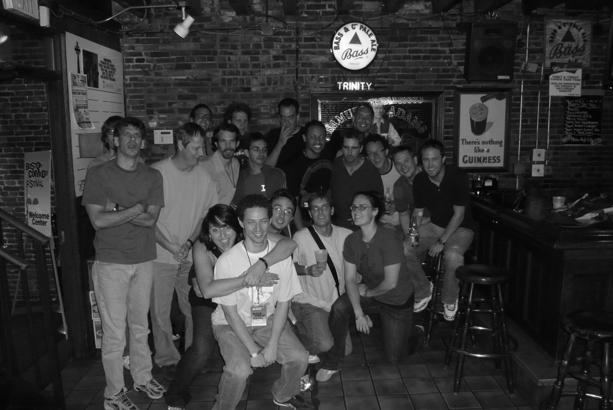 BosComedyFest's tweet image. We're celebrating the 25th Anniversary of the fest by taking a trip down memory lane every Tuesday and Thursday leading up to the kickoff of our Silver Anniversary on April 1st!!!

Look at this awesome group from the 2008 fest!!! (photo @DaniCaps)