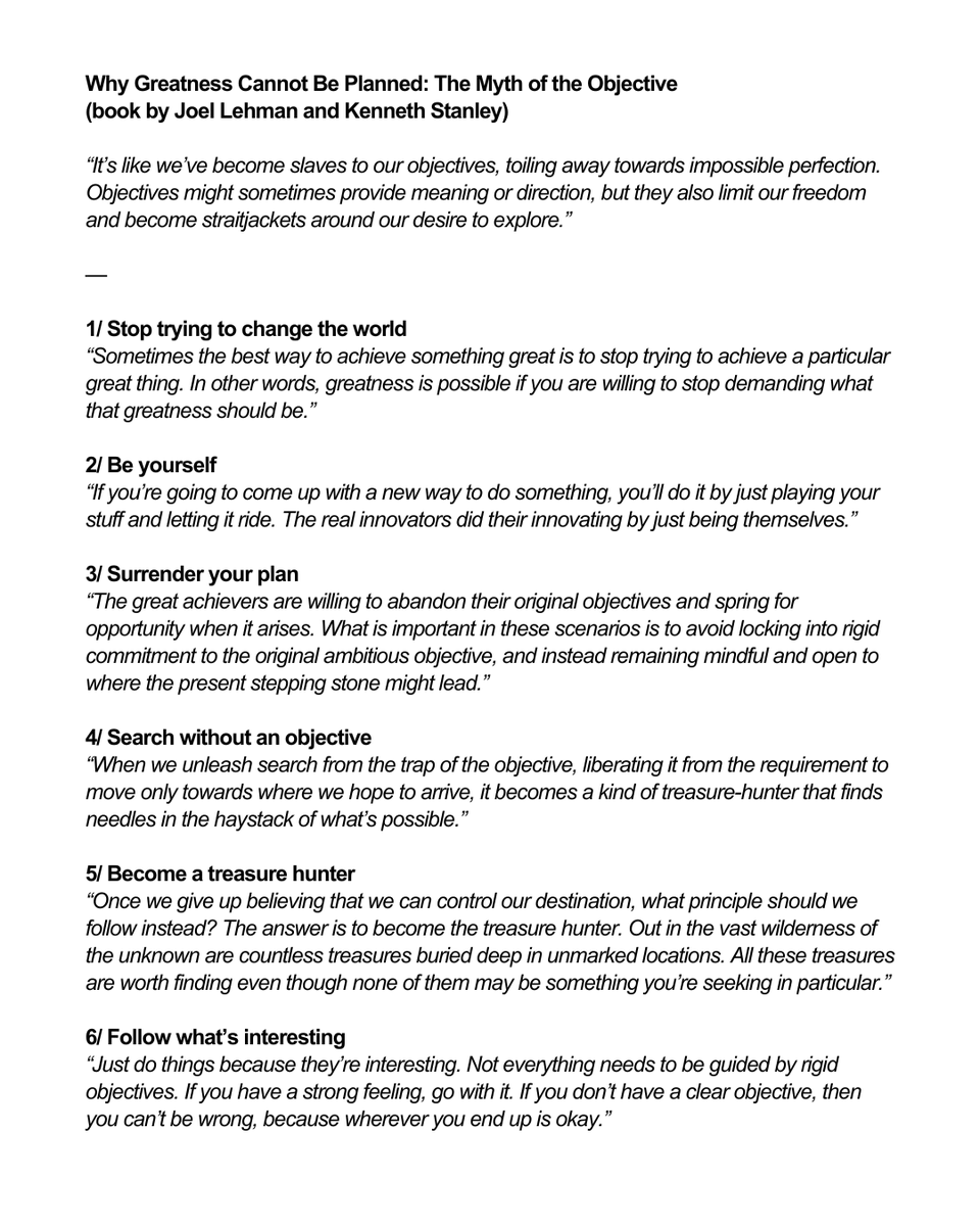 this is an incredible book explaining how to actually achieve greatness (spoiler: most of us are doing it completely wrong)