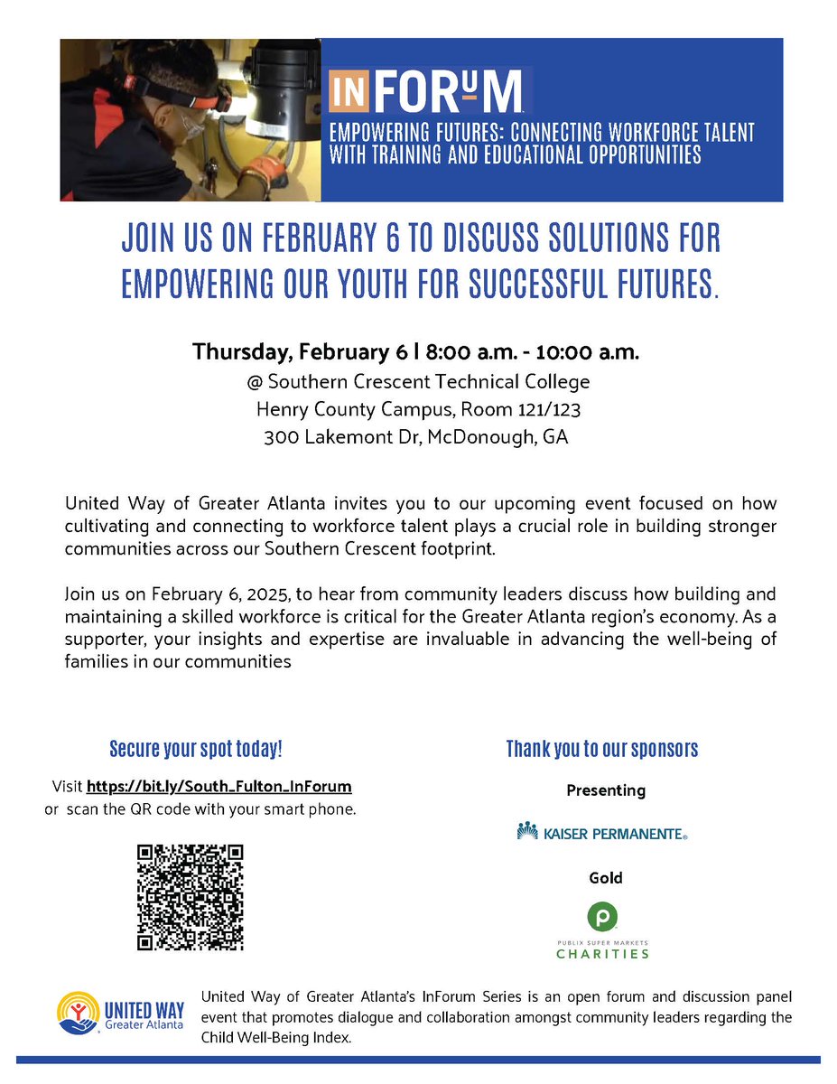 YvetteDupree's tweet image. Looking forward to discussing ways to strengthen workforce pathways and create more opportunities for students and employers. #WorkforceDevelopment #EmpoweringFutures #CareerPathways #CTAE #GaWBLworks @unitedwayatl @HenryCountyBOE