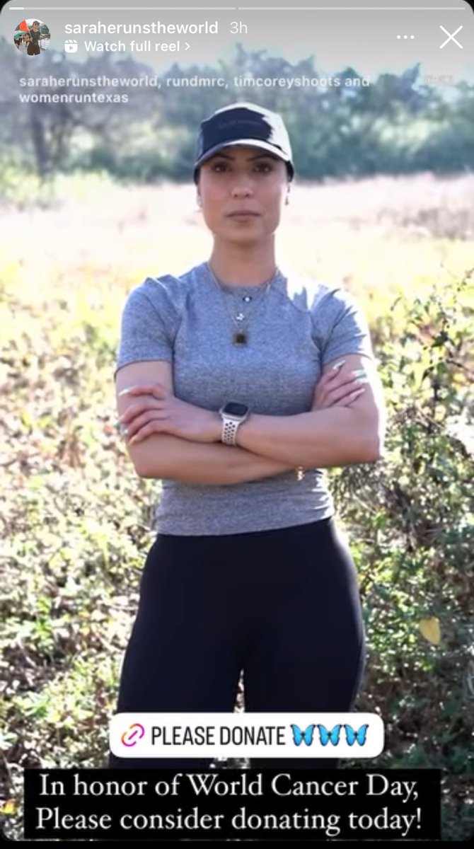 In honor of #WorldCancerDay 
Donate at the link in the video! 

instagram.com/stories/sarahe…