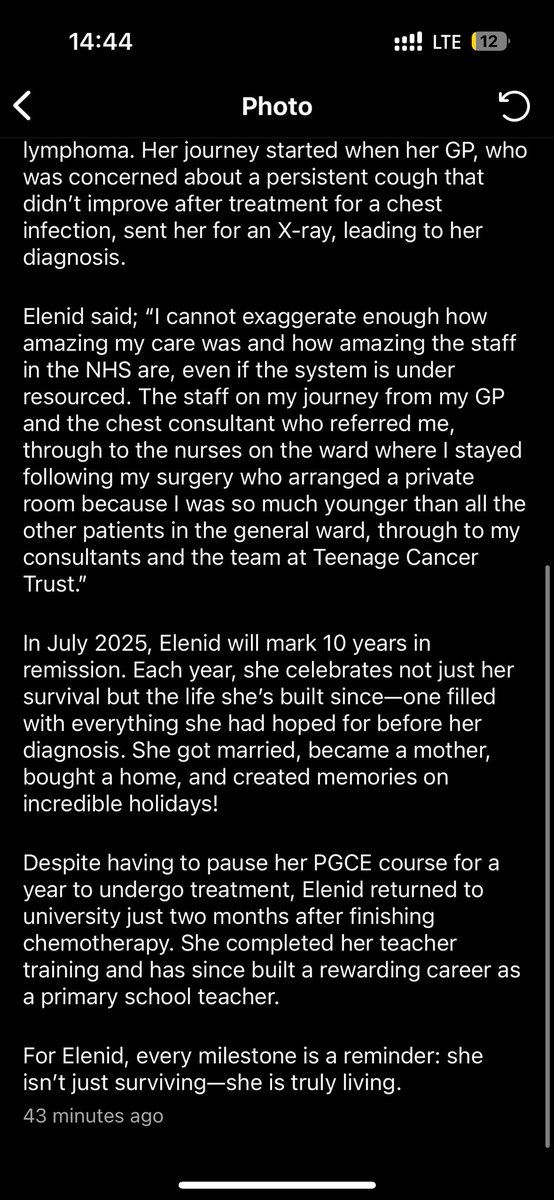 Clare_Cancer_AOS (@sewalesa) on Twitter photo Before I jetted off to Mexico, I was writing up my close friend Elenid’s cancer journey, marking her ten year remission anniversary.
Head over to <a href="/AneurinBevanUHB/">Aneurin Bevan University Health Board</a> insta or Facebook to give it a like
<a href="/HilaryWMedic/">Hilary Williams</a> <a href="/ABB_AOS/">ACUTE ONCOLOGY ANEURIN BEVAN UNIVERSITY HOSPITAL</a> <a href="/TeenageCancer/">Teenage Cancer Trust</a> <a href="/CAVUHB/">CardiffandVale UHB</a>
facebook.com/share/p/18C8QP… Before I jetted off to Mexico, I was writing up my close friend Elenid’s cancer journey, marking her ten year remission anniversary.
Head over to <a href="/AneurinBevanUHB/">Aneurin Bevan University Health Board</a> insta or Facebook to give it a like
<a href="/HilaryWMedic/">Hilary Williams</a> <a href="/ABB_AOS/">ACUTE ONCOLOGY ANEURIN BEVAN UNIVERSITY HOSPITAL</a> <a href="/TeenageCancer/">Teenage Cancer Trust</a> <a href="/CAVUHB/">CardiffandVale UHB</a>
facebook.com/share/p/18C8QP…