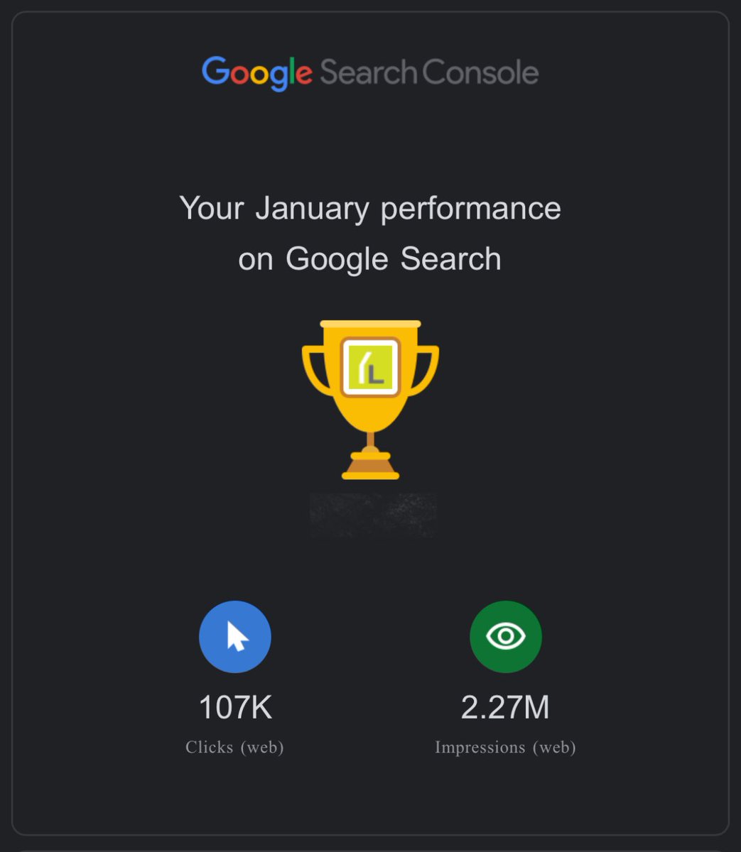 SEO isn’t dead lol. It’s just different now

107k organic clicks — solo (with LLMs ofc)