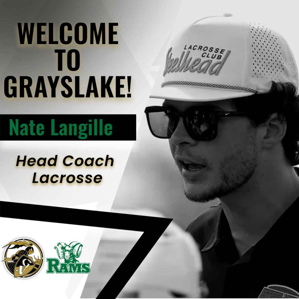 Please welcome Nate Langille as our new Head Lacrosse Coach for D127. Coach Langille comes to us with excitement and knowledge and will be leading the Knights and Rams as they come together for our co-op LAX team. We are excited to have him join the Grayslake Family! <a href="/gogchsrams/">GCHS Athletics</a>