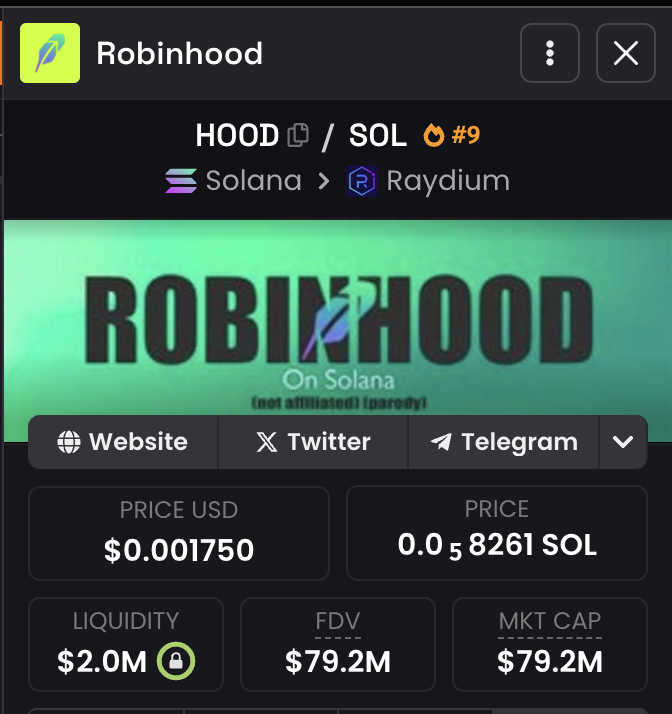 drop your sol Address : 
and check your wallet tomorrow 🤝
2500🪂 $HOOD $ALPHA

follow like comment Rt 🚀
