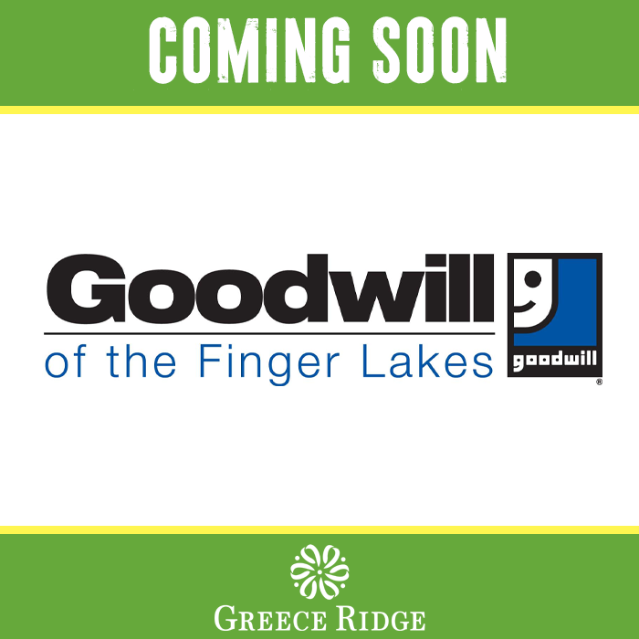 COMING SOON: <a href="/goodwill_flx/">Goodwill_FLX</a> 

The store's grand opening at Greece Ridge is set for Feb. 28 at 9:00 AM. 

📰bit.ly/4aJSuSS