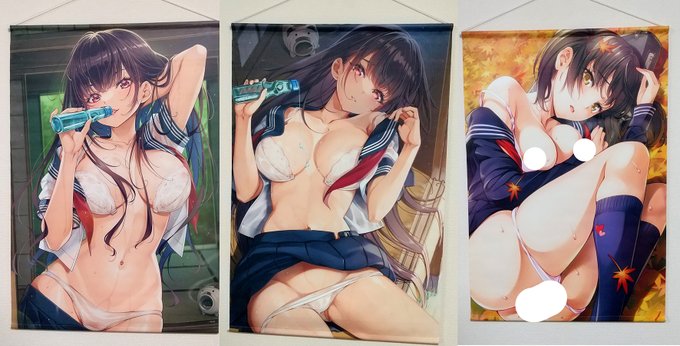 メロンブックス様の「神乳天使」の企画でグッズ化して頂いたものが我が家にも到着!印刷も奇麗で満足です☺️ グッズ購入して頂いた方々には感謝です🙏 