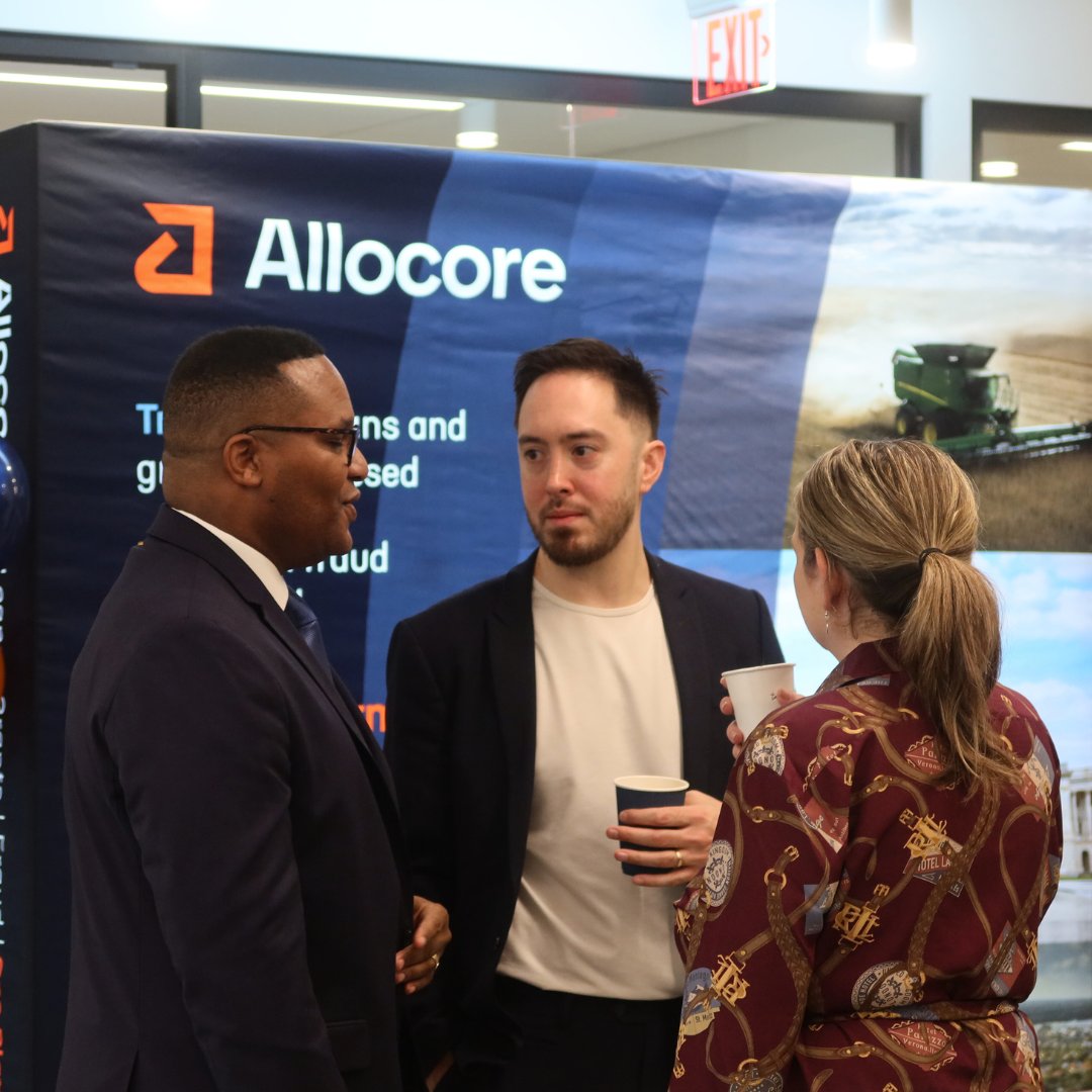 Welcome to Arlington <a href="/Allocore/">Allocore</a>! The Chamber was proud to be at the ribbon-cutting with Board Member J.D. Spain. Allocore is a leading commercial provider of loans, grants and fraud management technology. Their expansion to @nationallanding reflects the strong local workforce.