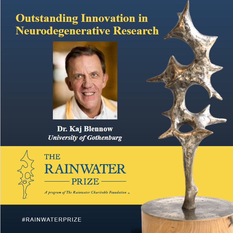 RCFNeuro's tweet photo. Without further ado, we’re excited to honor Dr. Kaj Blennow with the 2025 #RainwaterPrize for Outstanding Innovation in Neurodegenerative Research, and Dr. Bess Frost with the Prize for Innovative Early-Career Scientist. Learn more about the winners: