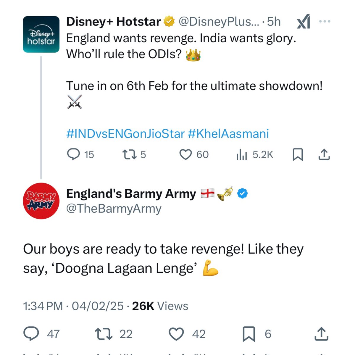 Lagaan vasoolenge ya nahi ye to nahi pata lekin Ind Vs Eng ODI series will be a pure Cinema for sure.