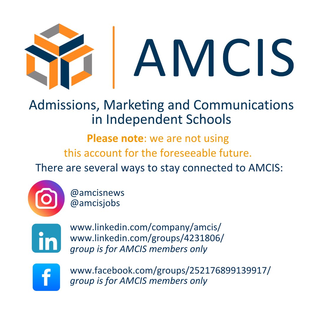 AMCIS tweet media