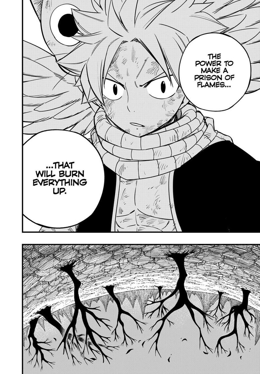 RewindStraight's tweet photo. Natsu and Lucy powerups on the horizon! Natsu about to get some crazy ass flames that’ll “awaken his power” and Lucy is gonna be able to summon a dragon god now🔥 https://t.co/wR1BMqCdr1