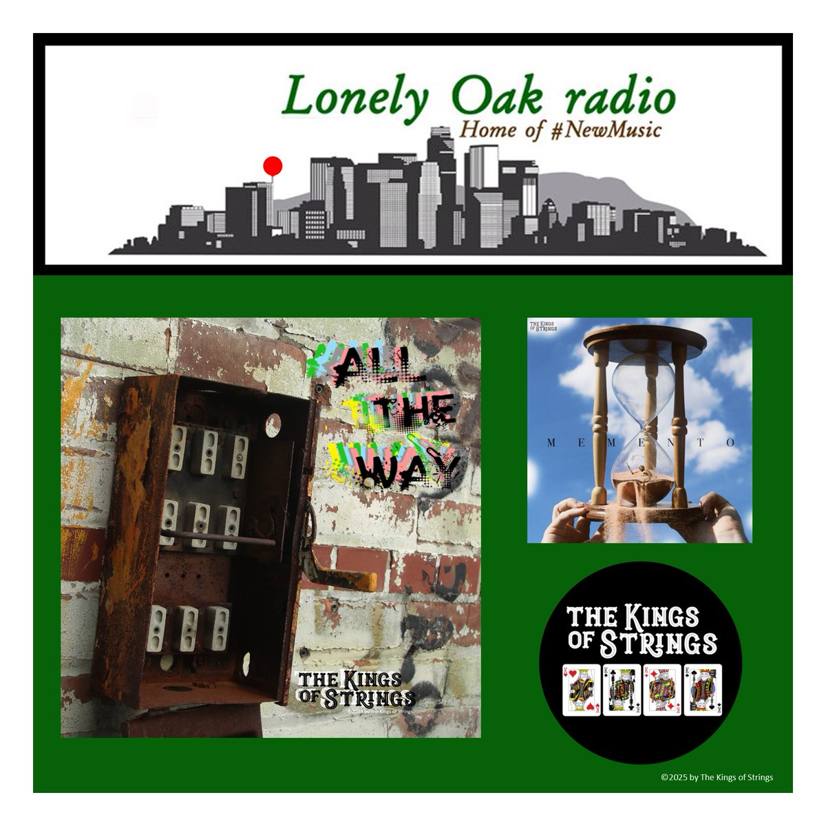 🔥Catch our friends <a href="/LonelyOakRadio/">Lonely Oak radio</a> spinning our single "All the Way" off our album "MEMENTO". Today, Tue, Feb 4  at 1:28 AM, and at 1:28 PM (Pacific Time) Lonelyoakradio.com #LonelyOakradio #OpenVault Collection show.
Memento photo credit: Sydney Porada <a href="/sydney_porada/">SYDPO</a>