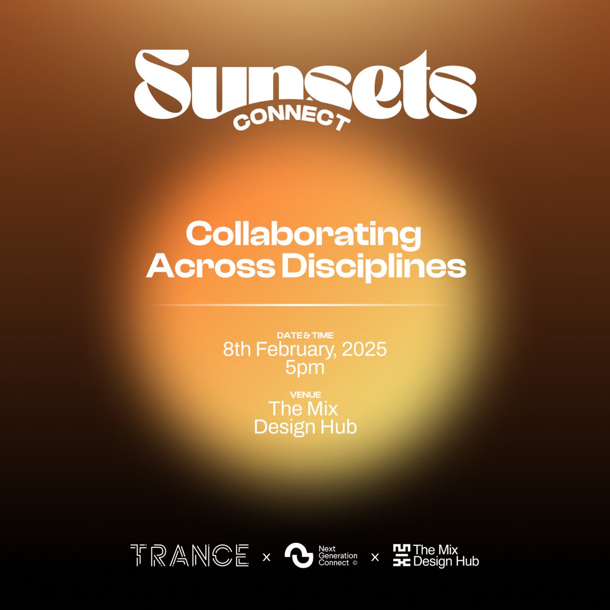 sunsets_trance's tweet photo. Join us at Sunsets Connect for the first event of 2025 on February 8th, where brand strategists, influencers, and advertising experts discuss the power of collaboration in creative industries for success.
#SunsetsConnect
Powered by TRANCE x NextGenConnect https://t.co/w1fczTwIK7