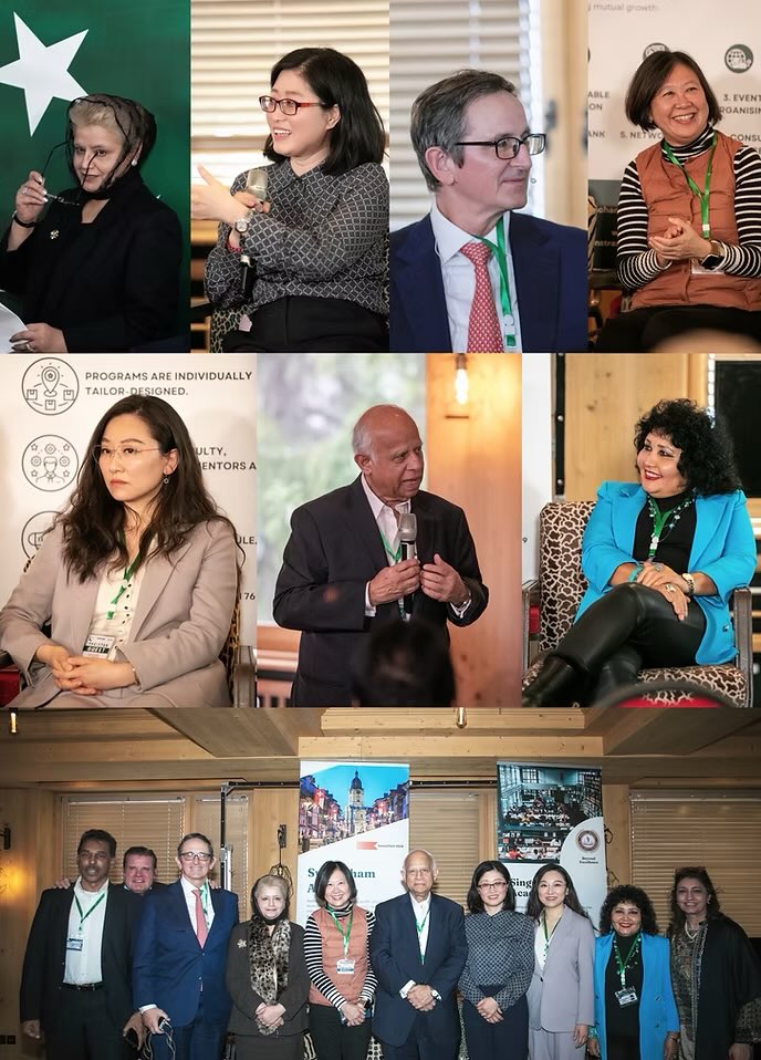 SingularityAca2's tweet photo. 🌎 Empowering Global Collaboration for the Intelligent Age at Davos

🕒 On January 22, during the World Economic Forum (WEF) week in Davos, Singularity Academy proudly supported “Collaboration for the Intelligent Age Between Europe, Switzerland, and Asia”, an impactful event hosted by SwissCham Asia at the Morosani Hotels Davos. The event brought together visionary female leaders to explore the power of cross continental partnerships in shaping the future of technology, education, and industry.

🎤 Key Speakers:
Prof. Dr. ir. Ying Zhang– President, Singularity Academy 
Audrey Ma – Vice President, REFIRE  
Prof. Dr. Irene Ng – Group CEO, Dataswyft Ltd., U.K. 
Gulnara Salimova – President, Swiss-Uzbek Chamber 
Ms. Nadira Panjwani – Chair, Panjwani Foundation and Trust

👉 Moderated by Dr. iur. Urs Lustenberger  President of SwissCham ASIA, the discussion focused on building meaningful partnerships across borders to address global challenges and opportunities in the intelligence age. We are grateful to ikram sehgal, Founder of Pathfinder Group, for his invaluable support in making this event a success.

📢 Stay tuned for the workshop video, coming soon!#CollaborationForTheIntelligentAge #Davos2025 #GlobalPartnerships 
#WomenInLeadership #Innovation #SingularityAcademy #PathfinderGroup 
#CrossContinentalCollaboration #FutureOfTechnology #AI #Sustainability 
#SmartEducation #GlobalLeadership #TechInnovation #StrategicPartnerships 
#IntelligentAge #GlobalNetworking #EmpoweringWomen #LeadershipInTech 
#DigitalTransformation #NextGenLeadership #SmartCities #EnergyInnovation 
#FutureOfWork #BuildingTheFuture
