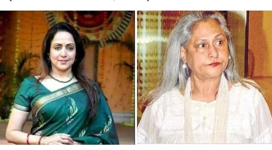 jpsin1's tweet photo. संगत की रंगत क्या होती है !!
इन दोनों महिलाओं को देख कर पता चलता है।

दोनों की लगभग समान आयु, दोनों का समान प्रोफेशन, दोनों संसद सदस्य, लेकिन दोनों के चेहरे के ग्रेस में कितना अंतर है !!

एक सनातन में आस्था रखने वाली श्री कृष्ण की भक्त है और दूसरी सनातन का मखौल उड़ाती मुलायम या मंथरा की भक्त।

दोनों ही सनातनी हिन्दू हैं, 
दोनो ही सुहागन भी हैं,
लेकिन चेहरे ��र सुहागन का श्रृंगार...
शुद्ध सनातनी हेमा जी में तो दिख रहा है लेकिन जया बच्चन जी में नहीं !!

बस यही है संगत की रंगत...
हाव भाव तौर तरीके सब बदल जाते हैं।