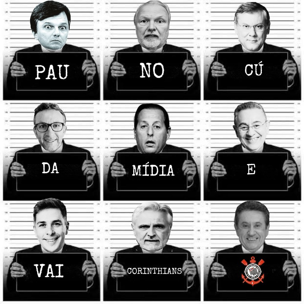 CipelliBr's tweet photo. Pau no c* da mídia, dos antis, dos jornalistas que se dizem corintianos mas só queimam a imagem do clube, Andrés, Duílio e toda a corja da R&amp;T ... falar que é corintiano é fácil, difícil é ter a postura de corintiano e cuidar do Corinthians com respeito e honestidade ... 🖤🤍🦅 https://t.co/Uxhfl2H0s5