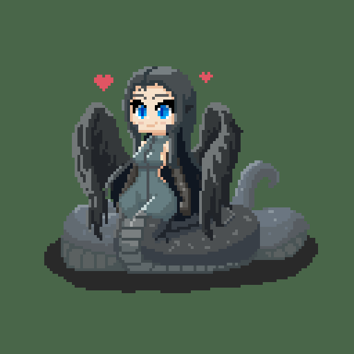 AspidDrakon's tweet photo. Trying pixel art again after months, if not more. Still searching for a program I feel comfortable using, lol https://t.co/JPQjjOUNqs
