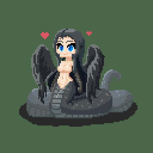 AspidDrakon's tweet photo. Trying pixel art again after months, if not more. Still searching for a program I feel comfortable using, lol https://t.co/JPQjjOUNqs