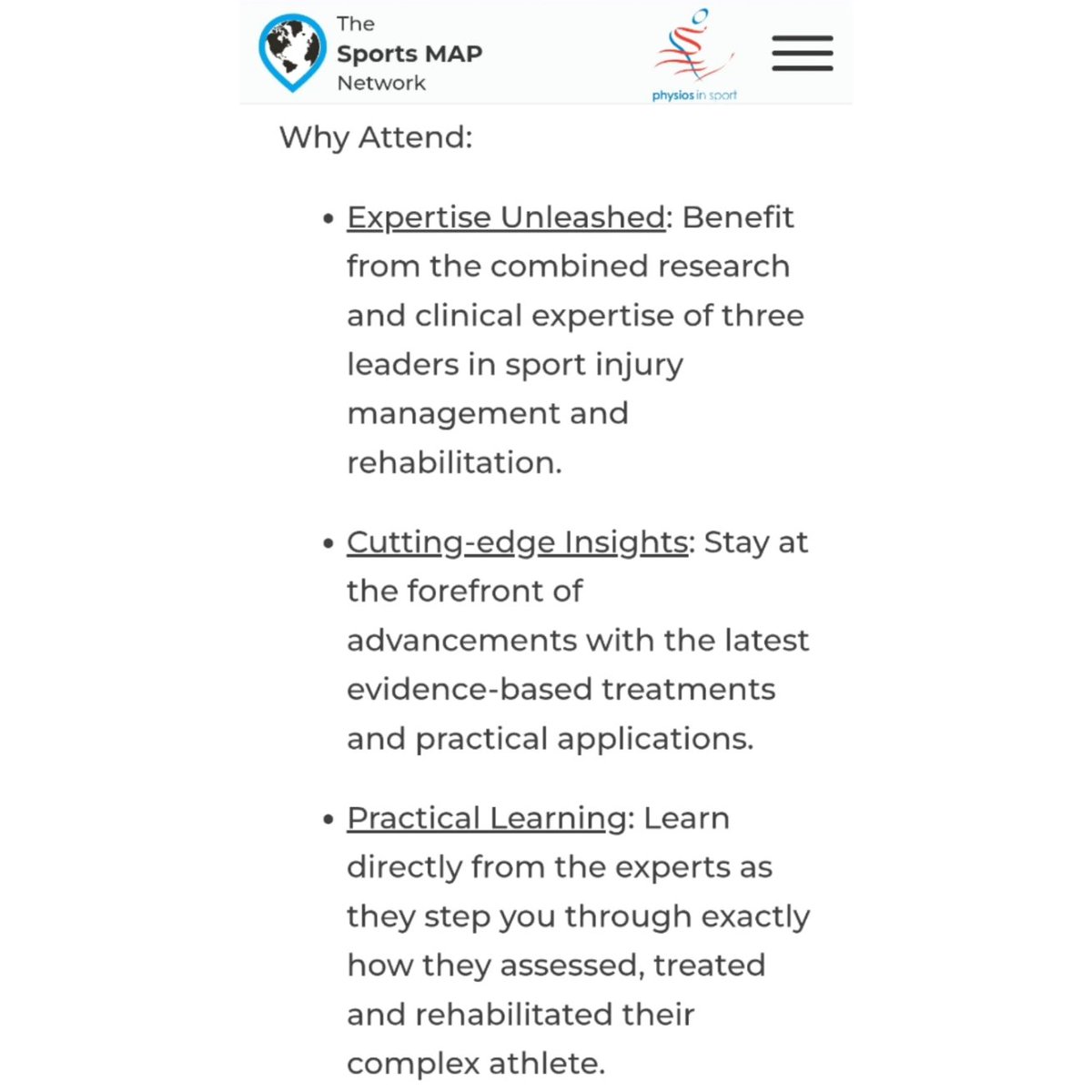 ACPSEM (@physiosinsport) on Twitter photo GREAT ORGANISATIONS COMING TOGETHER IN 2025!
Proud to showcase ACPSEM/ Sports MAP Soft tissue injury Case study Series!
Our Members get FREE access to these spectacular presenters Online:
<a href="/CraigPurdham/">Craig Purdham</a>
<a href="/jaclyn2369/">Jaclyn Benz</a>
<a href="/BradyDGreen/">Brady Green</a>
Check Programme HERE!
sportsmap.com.au/product/case-s… GREAT ORGANISATIONS COMING TOGETHER IN 2025!
Proud to showcase ACPSEM/ Sports MAP Soft tissue injury Case study Series!
Our Members get FREE access to these spectacular presenters Online:
<a href="/CraigPurdham/">Craig Purdham</a>
<a href="/jaclyn2369/">Jaclyn Benz</a>
<a href="/BradyDGreen/">Brady Green</a>
Check Programme HERE!
sportsmap.com.au/product/case-s…