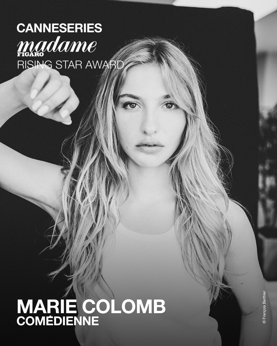 CANNESERIES (@canneseries) on Twitter photo L'étoile montante Marie Colomb sera la première comédienne française à recevoir le <a href="/Madamefigaro/">Madame Figaro</a> Rising Star Award lors de la Saison 8 de #CANNESERIES !⭐️
Elle a notamment brillé dans la série Laëtitia et récemment dans la série Culte, qui raconte les coulisses de l’émission L'étoile montante Marie Colomb sera la première comédienne française à recevoir le <a href="/Madamefigaro/">Madame Figaro</a> Rising Star Award lors de la Saison 8 de #CANNESERIES !⭐️
Elle a notamment brillé dans la série Laëtitia et récemment dans la série Culte, qui raconte les coulisses de l’émission