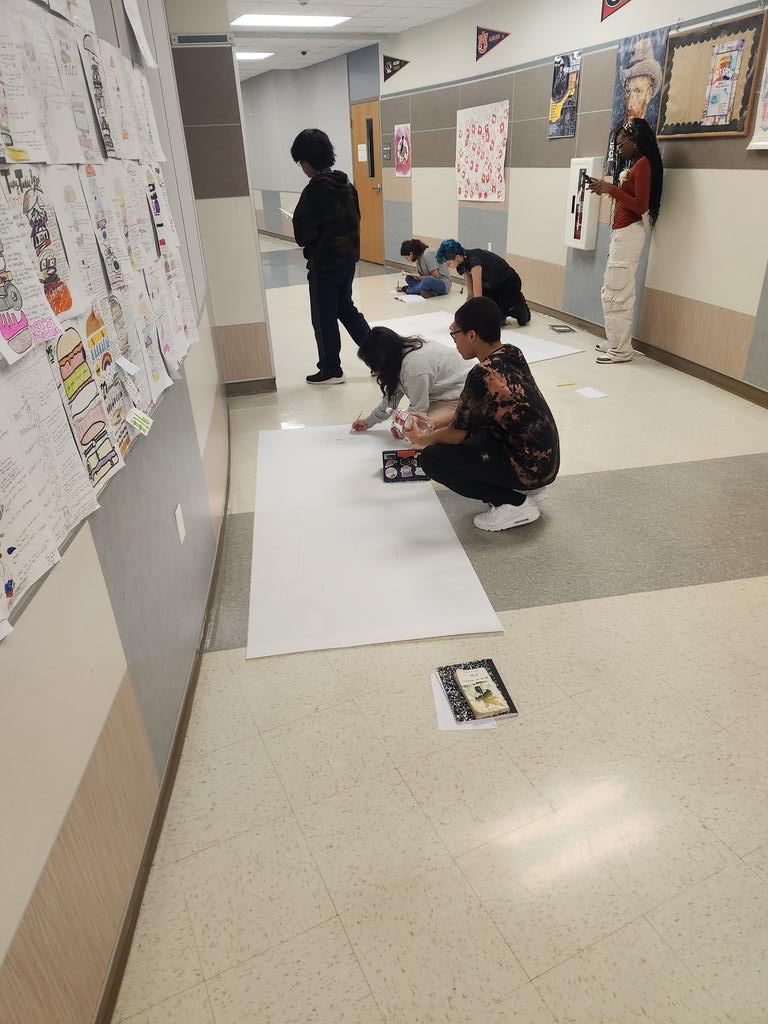WitterELA's tweet photo. @LHSHarmon 9th Grade Honors English creating character autopsies in Lord of the Flies! https://t.co/1xKt1BOwci