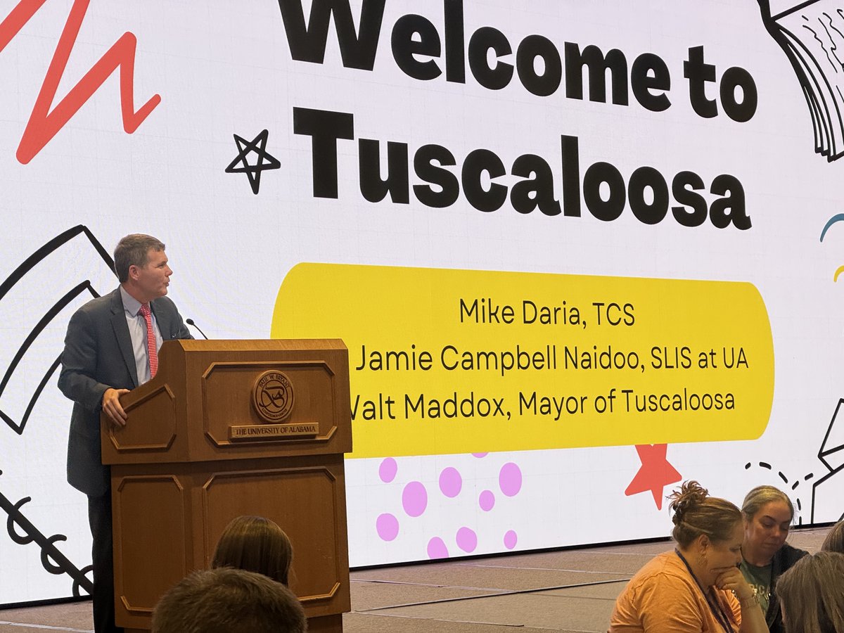 WaltMaddox's tweet image. Honored to help welcome the Alabama School Library Association to Tuscaloosa for their annual conference yesterday. Thank you all for the important work that you do for our children each and every day! 

@ASLAlib #ALLibraries #ASLA2025