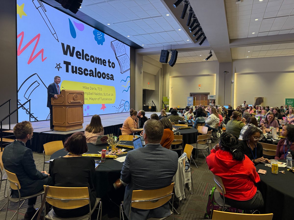 WaltMaddox's tweet image. Honored to help welcome the Alabama School Library Association to Tuscaloosa for their annual conference yesterday. Thank you all for the important work that you do for our children each and every day! 

@ASLAlib #ALLibraries #ASLA2025