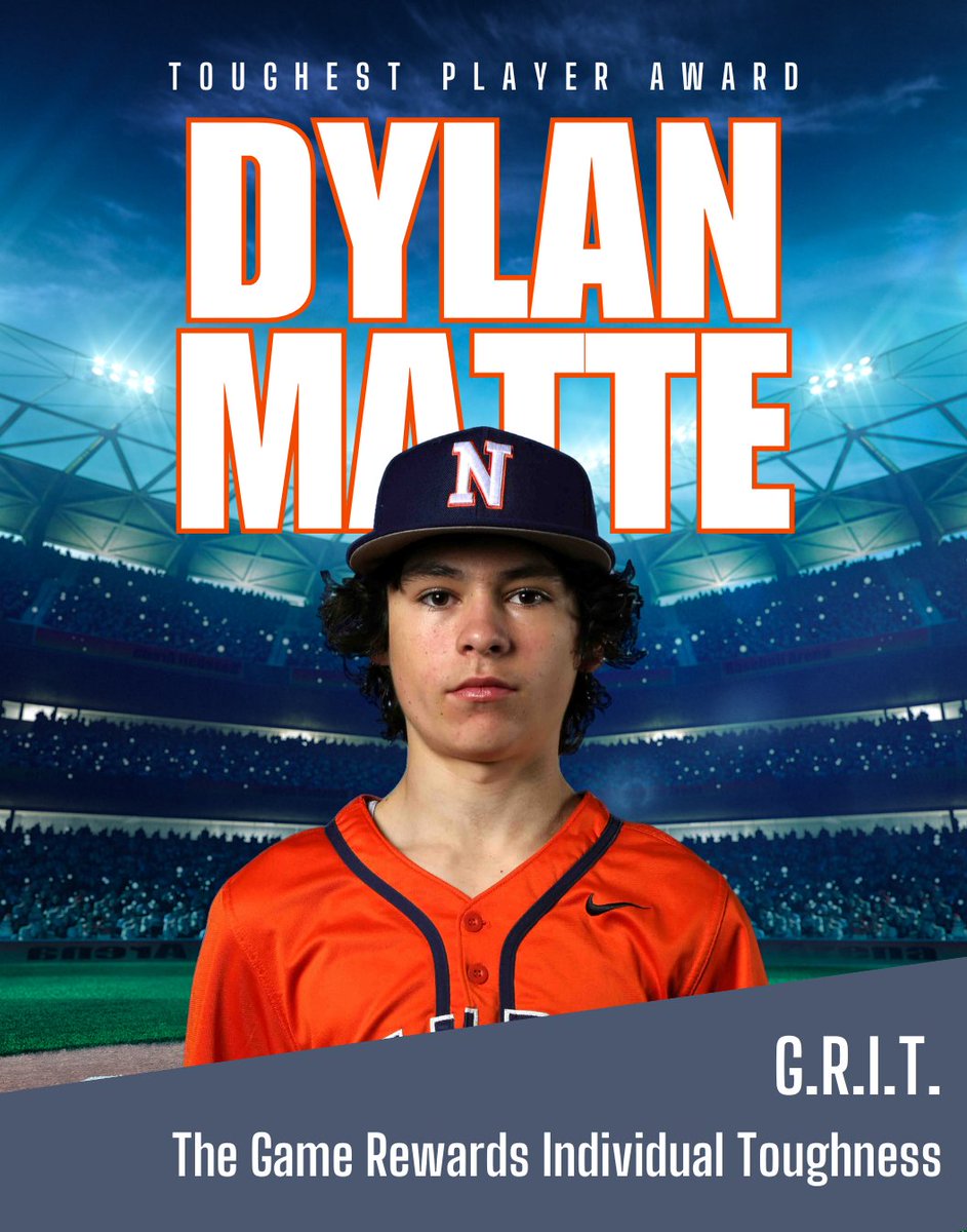 Throughout the year our coaching staff will be acknowledging a player from each team who we felt showed what it means to be physically and mentally tough. Congratulations Brady Shelton, Jaden Fulbright, and Dylan Matte for this week's toughest player award.