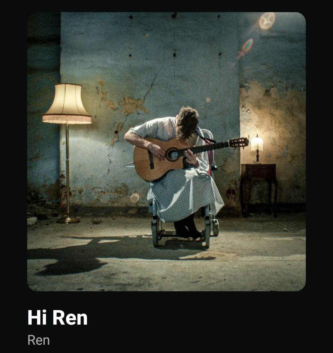 sass__yeti's tweet photo. I'm actually crying 😭🥺 it's so good!!!!!  New favorite artist @Renmakesmusic https://t.co/X1Mv9Mf4p5