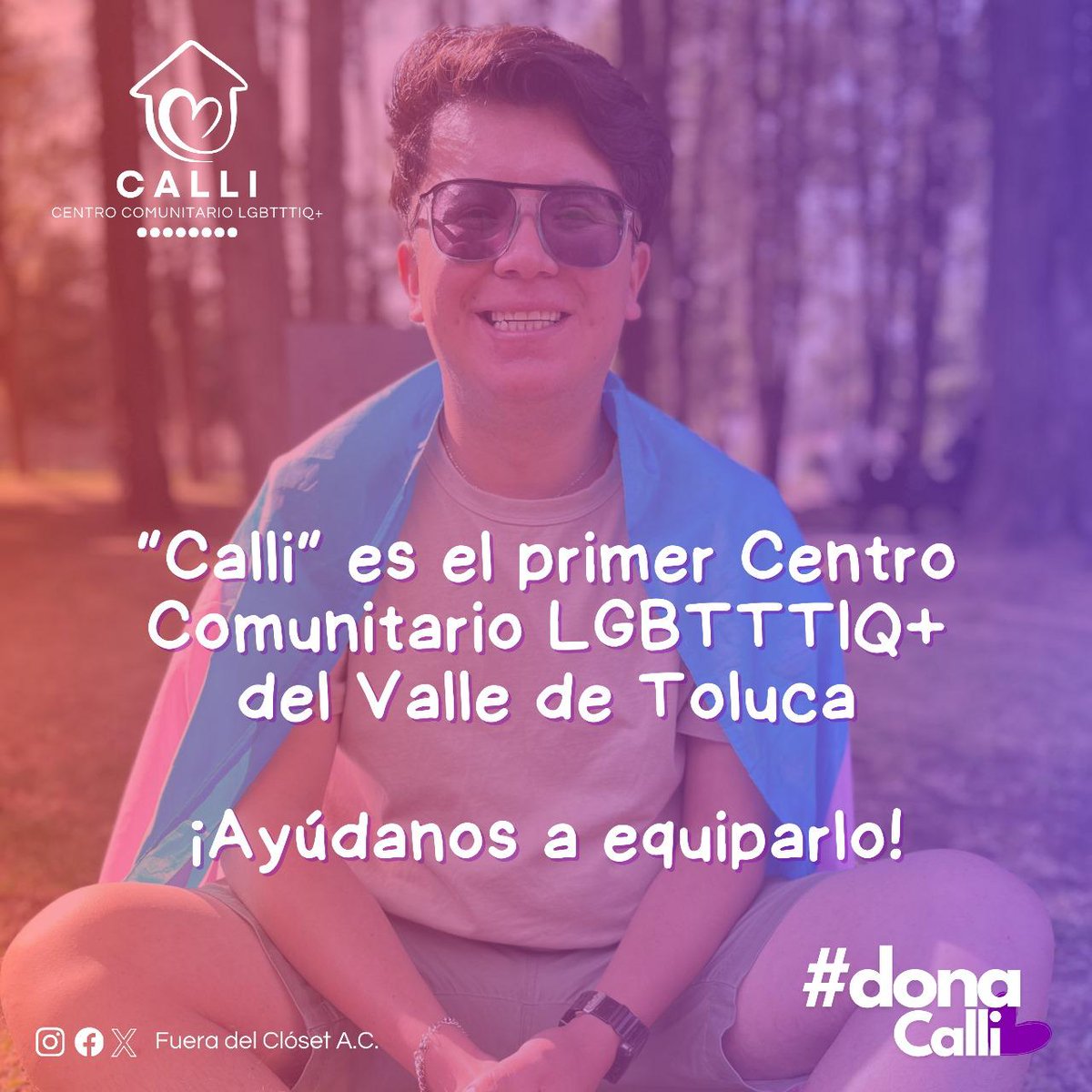 #Calli será el primer centro comunitario para personas #LGBTTTIQ+ en el Valle de Toluca. 🏳️‍🌈🏳️‍⚧️🤝❤️🏡

¡Ayúdanos a equiparlo con muebles, papelería, material de oficina, artículos de limpieza! Todo suma.

Pronto abrirá sus puertas.

#DonaCalli