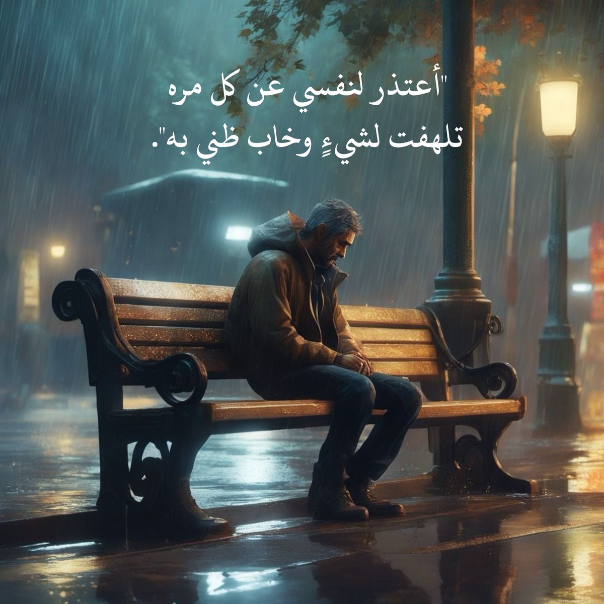3vv__'s tweet photo. "أعتذر لنفسي عن كل مره
 تلهفت لشيءٍ وخاب ظني به". https://t.co/q7R1YUQnqc