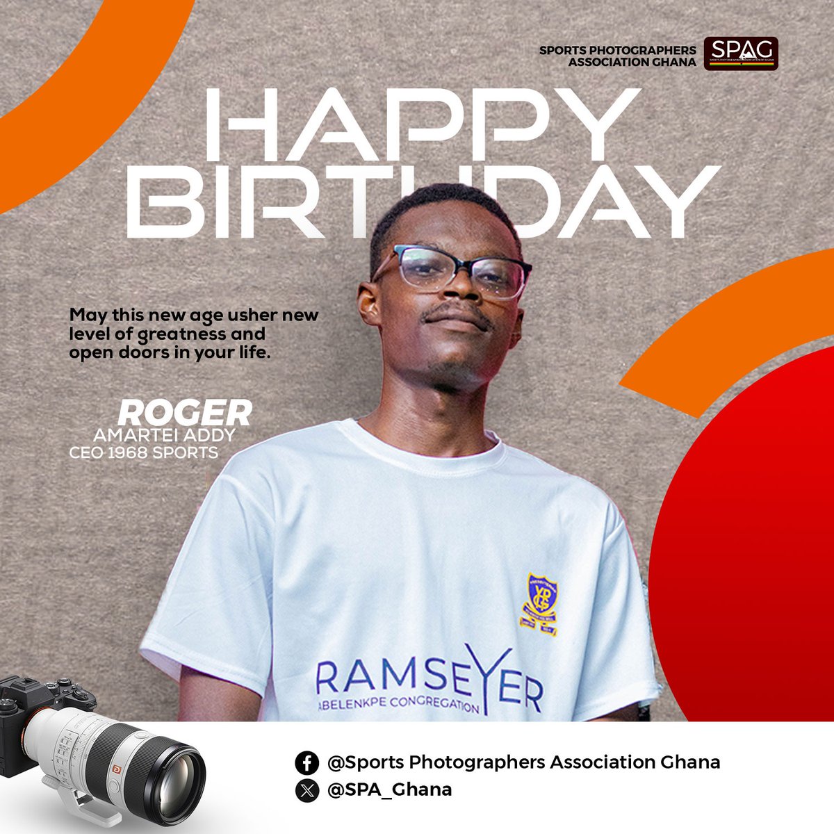 We <a href="/SPA_Ghana/">Sports Photographers Association Ghana</a> wish you a glorious birthday 🎂🎂🎂🎉🎈