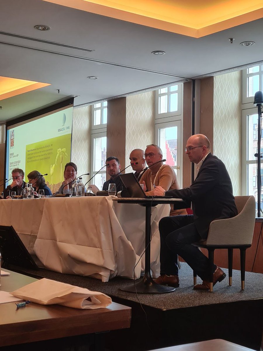 📢Today at the #SISAQOLIMI launch, MPE´s Silene ten Seldam will present on patient involvement and Plain Language Checklists for myeloma trial protocols. 

MPE board member, Vincent Claus also attended and joined a panel on implementing the recommendations.