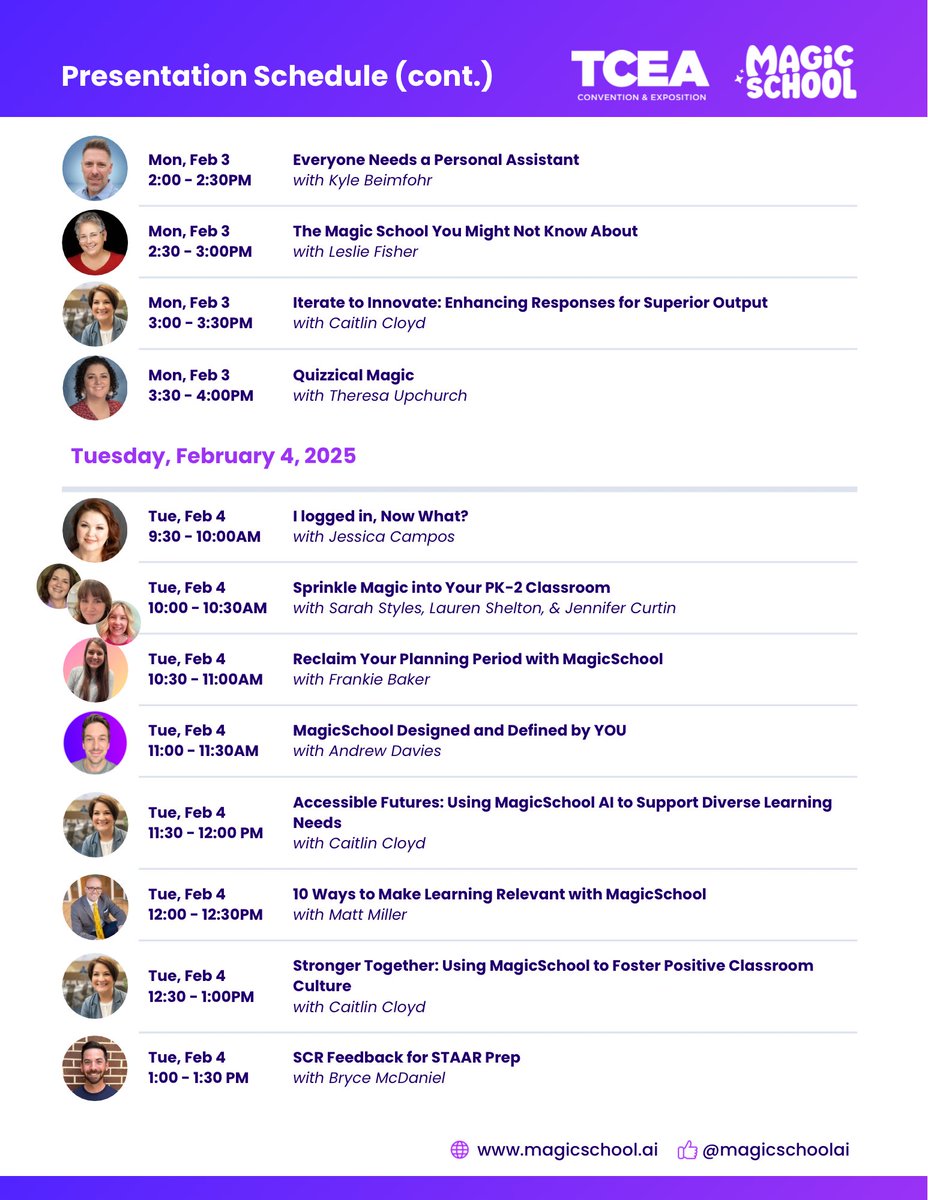 magicschoolai's tweet image. Amazing booth sessions have begun! Come join us at booth 2226 at #TCEA!