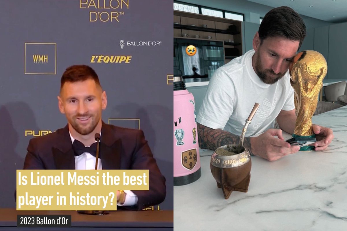 oficialsincerao's tweet image. Quando perguntaram ao Messi se ele era o melhor jogador da história do futebol:

“Não me interessa, não muda nada ser considerado o melhor ou não. E nunca busquei ser. Sempre quis superar a mim mesmo e não olhar o que os outros faziam.”