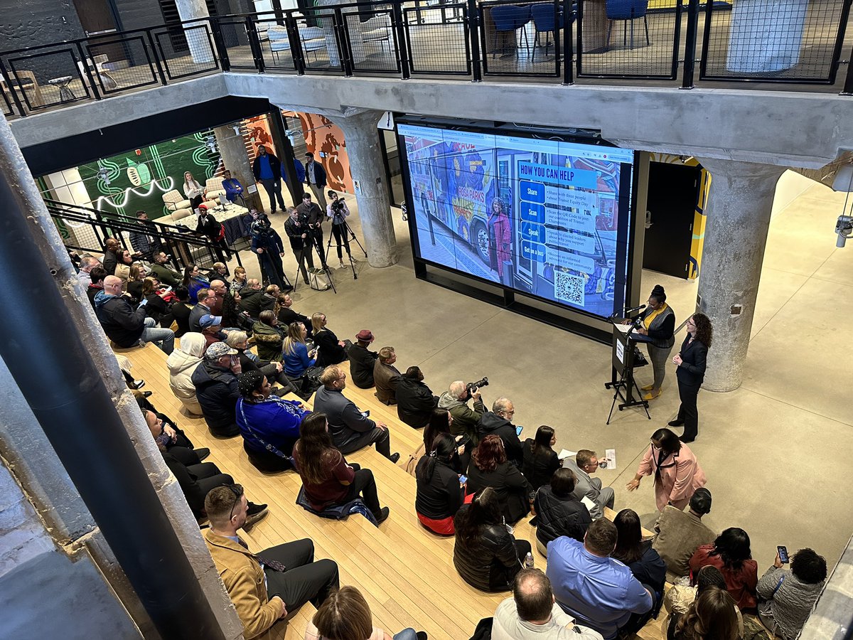 ReporterDevan's tweet image. I’m at Citilink’s annual Transit Equity Day event. It highlights the importance of public transit and commemorates the 112th birthday of civil rights activist Rosa Parks. I’ll have a story for @JGfortwayne