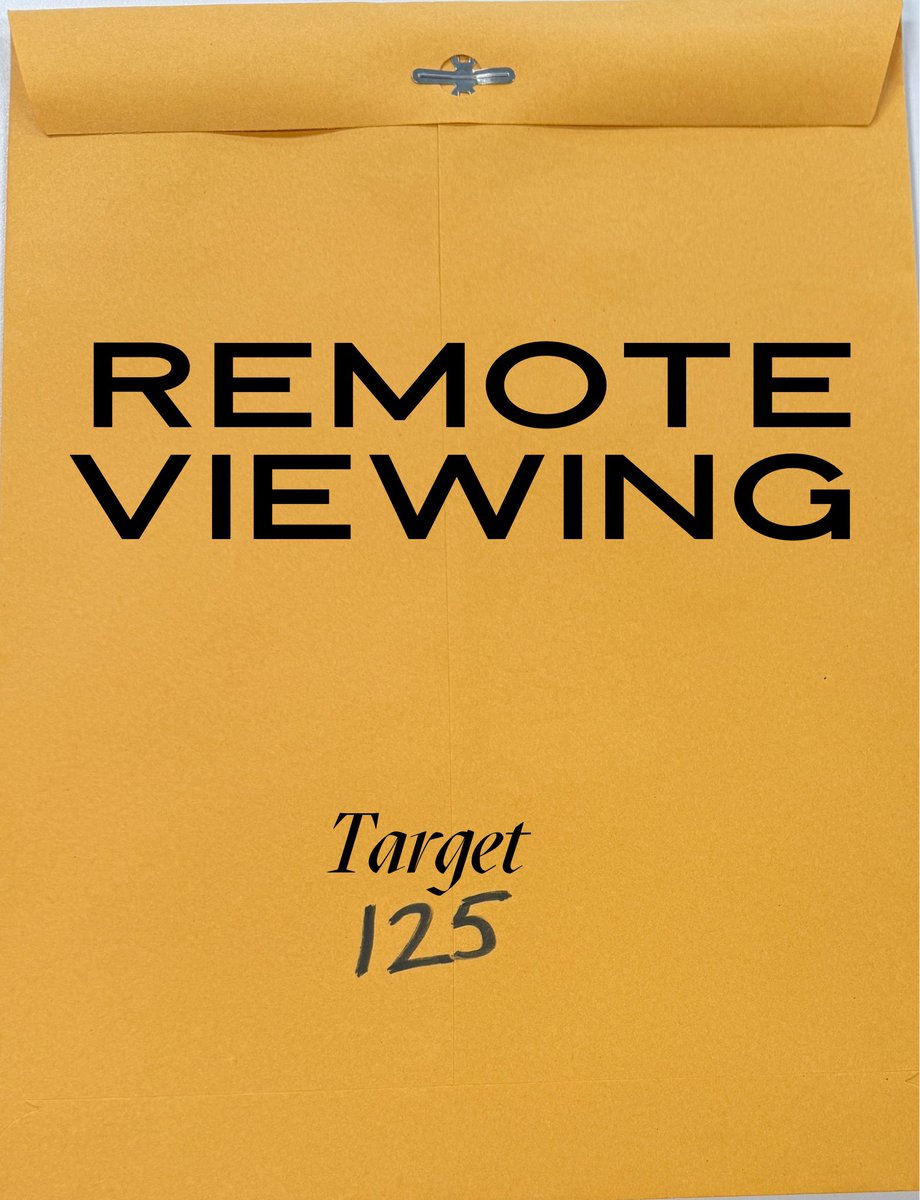 The_Astral_'s tweet image. Remote Viewing - Target #125

Draw or describe the random photo hidden inside this envelope. Post your submission in the comments. 

Target reveal Thursday in spaces! 
#ufoX #uaps #psionic #paranormal #psi