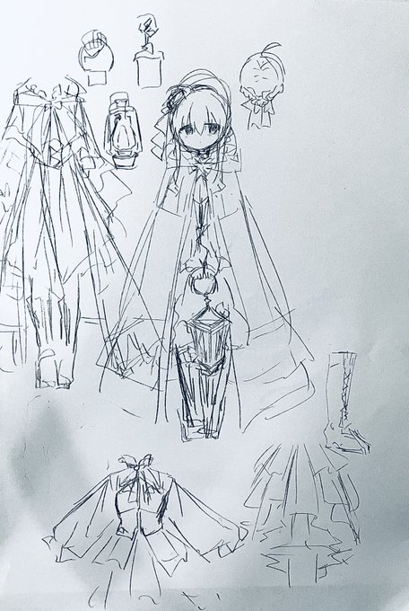 今まではっきりさせてこなかったメモリのデザインを決定させる時が来たはいいものの、薄ら感じてた影響元のデザインが色濃く出過ぎて頭抱えてる 