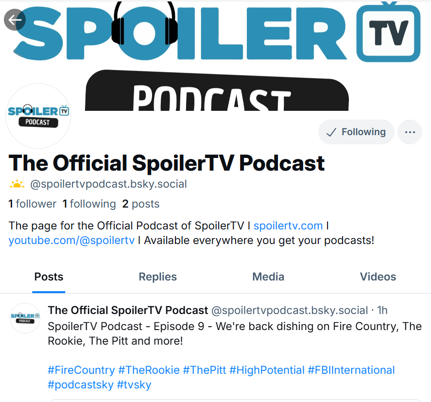 SpoilerTV Podcast tweet media