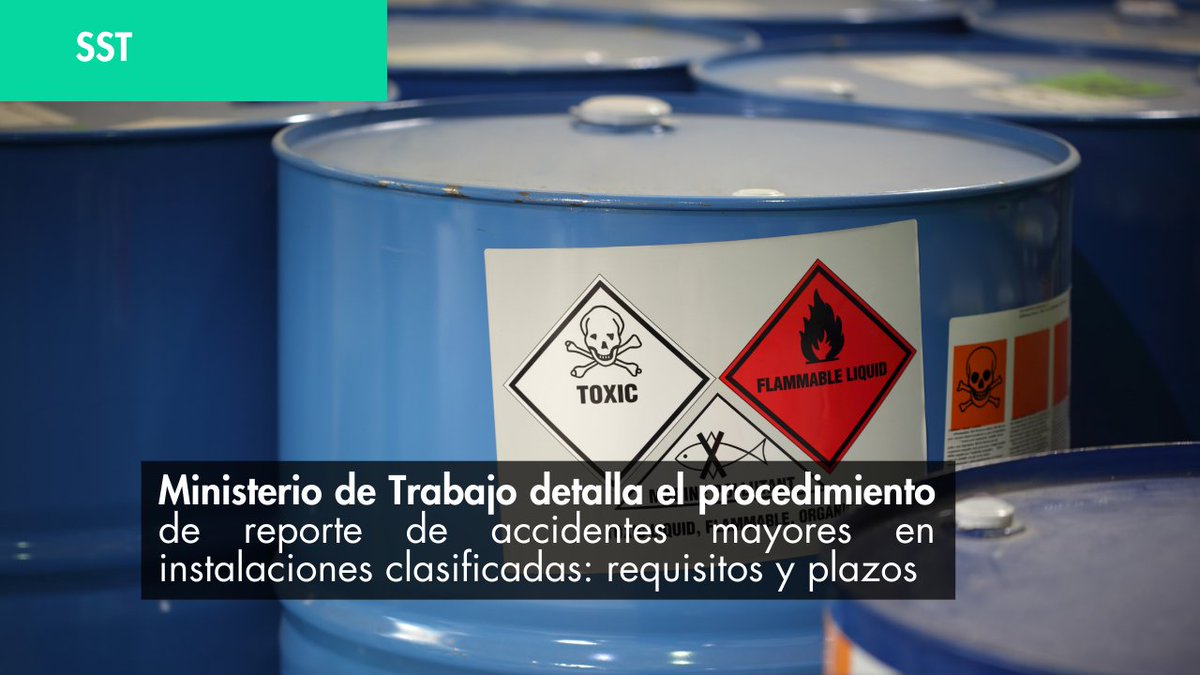 BTLLegalGroup's tweet photo. PROCEDIMIENTO PARA EL REPORTE DE INCIDENTES Y ACCIDENTES MAYORES  #ProyectoNormativo #MinisteriodeTrabajo #Accidentes #Seguridad

https://t.co/VQVbKOL6It https://t.co/hc5pMEEVQ5