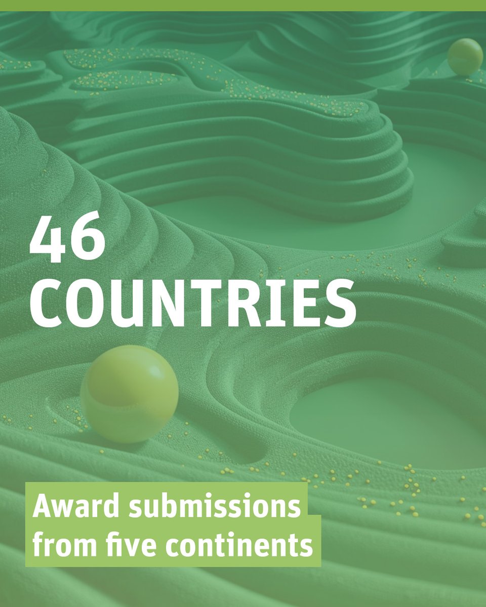 This year’s Green Product Award submission round is officially closed! We’re thrilled to have received submissions from over 46 countries across 5 continents.

A heartfelt thank you to everyone who submitted to the Awards!