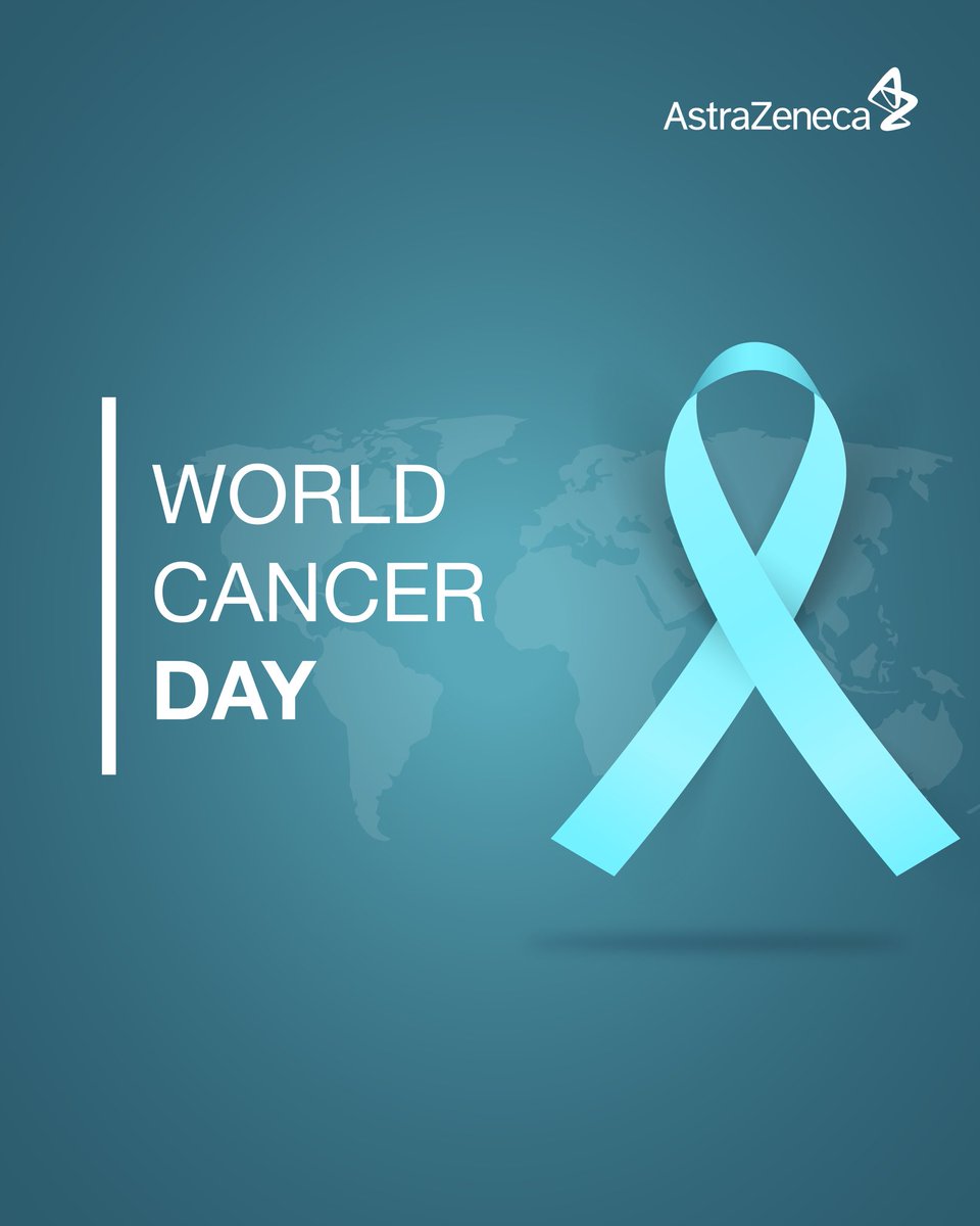 AstraZenecaGulf's tweet photo. In recognition of World Cancer Day, AstraZeneca unites with the global cancer community to raise awareness about cancer and mobilise action to one day eliminate it as a cause of death. https://t.co/khkegmvALO