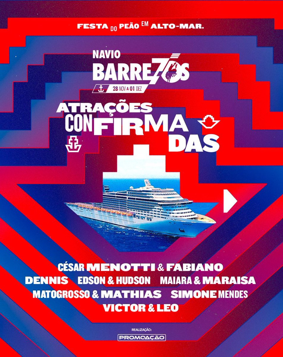centraldamem's tweet photo. MAIARA E MARAISA NO NAVIO BARRETOS 70 ANOS 🚢 🐂

A comemoração dos 70 anos da maior festa de rodeio do mundo vai ser em alto-mar! 

A bordo do MSC Preziosa, a dupla está confirmada para essa experiência única de 28/11 a 01/12. 🌊🤠 https://t.co/Yc3irvRDVe