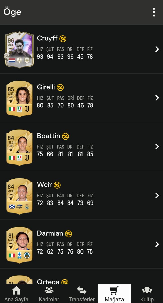81×10 ALLAH'IM goooool 3 senedir ilk kez  böyle bi kart çıktı <a href="/ArsevenEge/">Ege Arseven</a> <a href="/emreriv9/">Emre Kayır</a> <a href="/DoktorFUT/">Ibrahim</a> <a href="/zgocbrayt/">Can Sarı</a> <a href="/box2boxfut/">box2box</a>  <a href="/Devrimkayr/">Devrim Kayır</a> <a href="/FUTBasbug/">Basbug</a>  daha iyileri sizin olsun tepki bile veremedim dondum kaldım