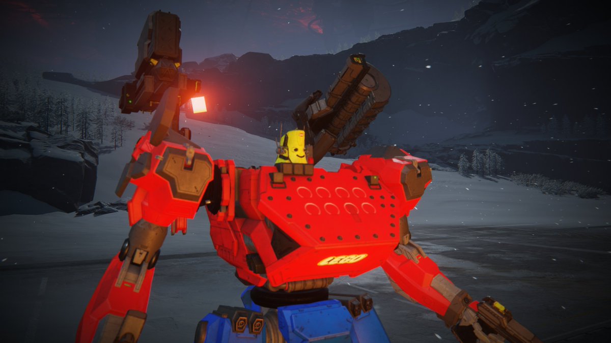 혹한기에는역시 모닥불 #armoredcore