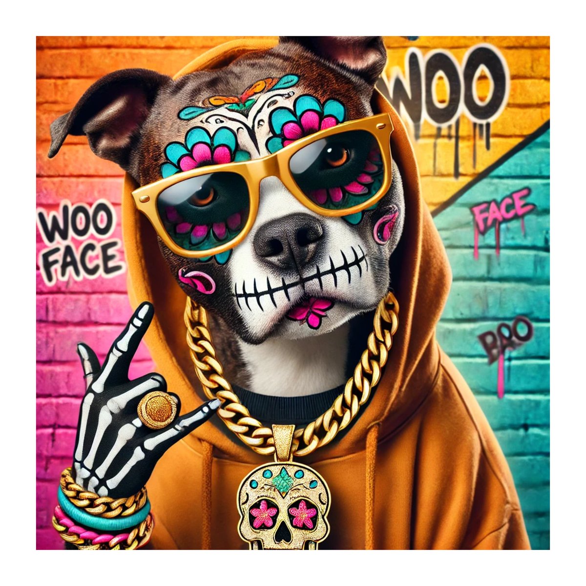 WooFaceOfSol's tweet image. What is Woo Face? 

Woo Face is a magical trait of the Pittie, whose love and loyalty are endless. Let’s build a community for those who love Pitbulls and hope to see them all safe in happy loving homes!

#Memecoin #MemesAI #DogAI #WooFace #Pittie #Dogs