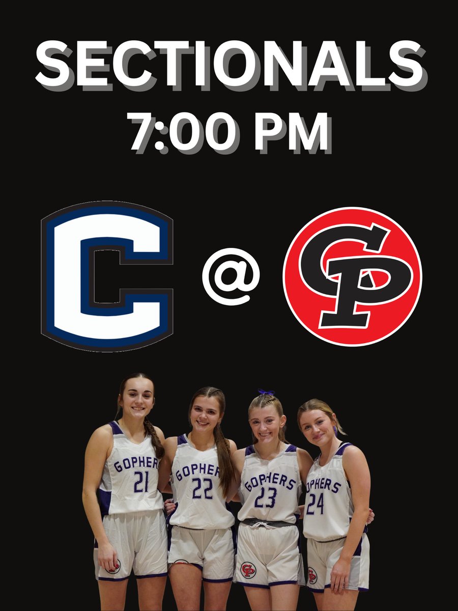 PrairieGBB's tweet photo. ⚫️🔴GAMEDAY🔴⚫️

First round of sectionals starts tonight at 7. We need this gym packed and loud to give these girls the support they deserve!

Avery Lennon hits the first half court shot of Sectionals! https://t.co/2E16EJwVWP