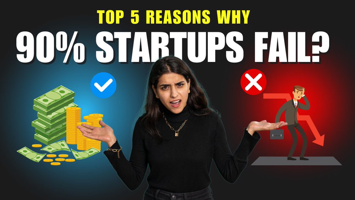 🚨 90% of startups FAIL! Will yours be next? 😱

Most crash &amp; burn due to avoidable mistakes! 🚀

In this video, we reveal the TOP 5 startup killers &amp; how to outsmart failure.

⚠️ Watch NOW before it’s too late: youtube.com/watch?v=xuqWuo…

#StartupFailure #Entrepreneurship #Startups