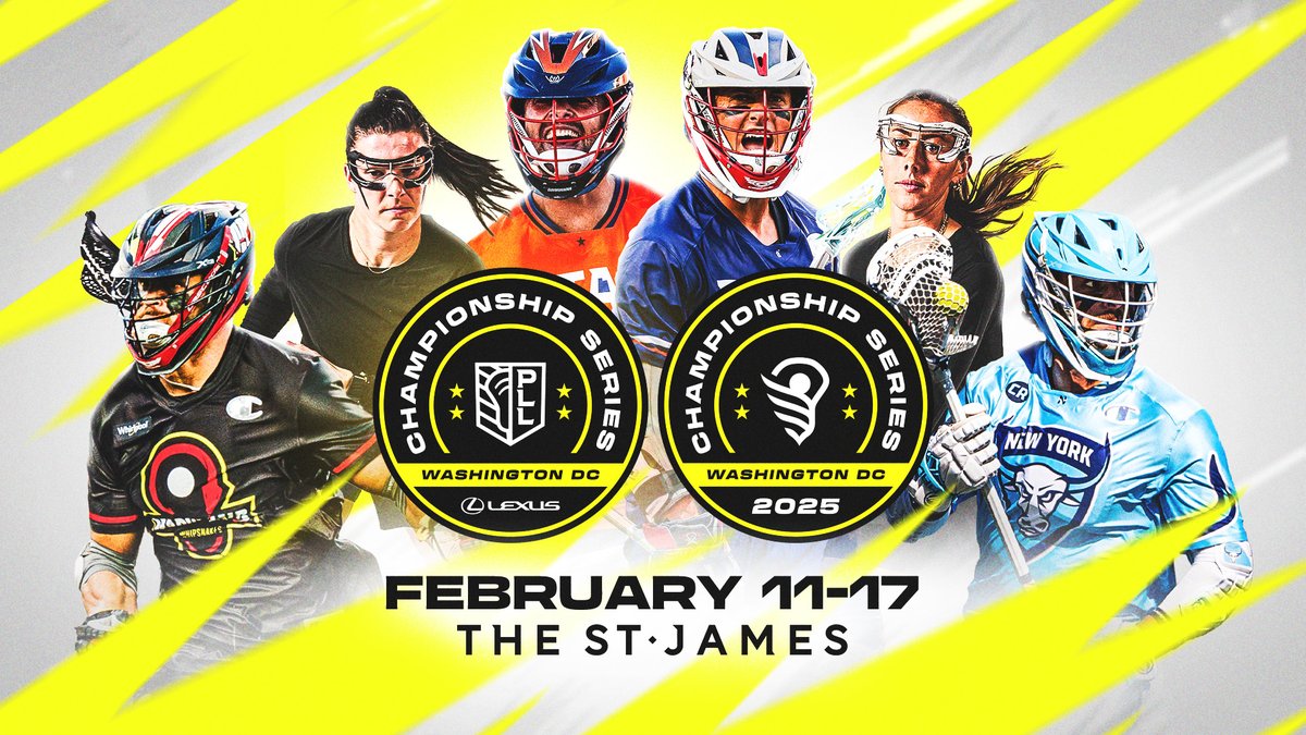 ESPN PR (@espnpr) on Twitter photo Feb. 11-17, ESPN platforms exclusively present the 2025
<a href="/PremierLacrosse/">Premier Lacrosse League</a> Championship Series
🥍 Debut of <a href="/wlacrosseleague/">Women's Lacrosse League</a>
🥍 Top 4 PLL teams from the 2024 season in round-robin, 6-on-6 tournament
🥍 All 16 games stream on <a href="/ESPNPlus/">ESPN+</a>
More: bit.ly/42Fxrie Feb. 11-17, ESPN platforms exclusively present the 2025
<a href="/PremierLacrosse/">Premier Lacrosse League</a> Championship Series
🥍 Debut of <a href="/wlacrosseleague/">Women's Lacrosse League</a>
🥍 Top 4 PLL teams from the 2024 season in round-robin, 6-on-6 tournament
🥍 All 16 games stream on <a href="/ESPNPlus/">ESPN+</a>
More: bit.ly/42Fxrie